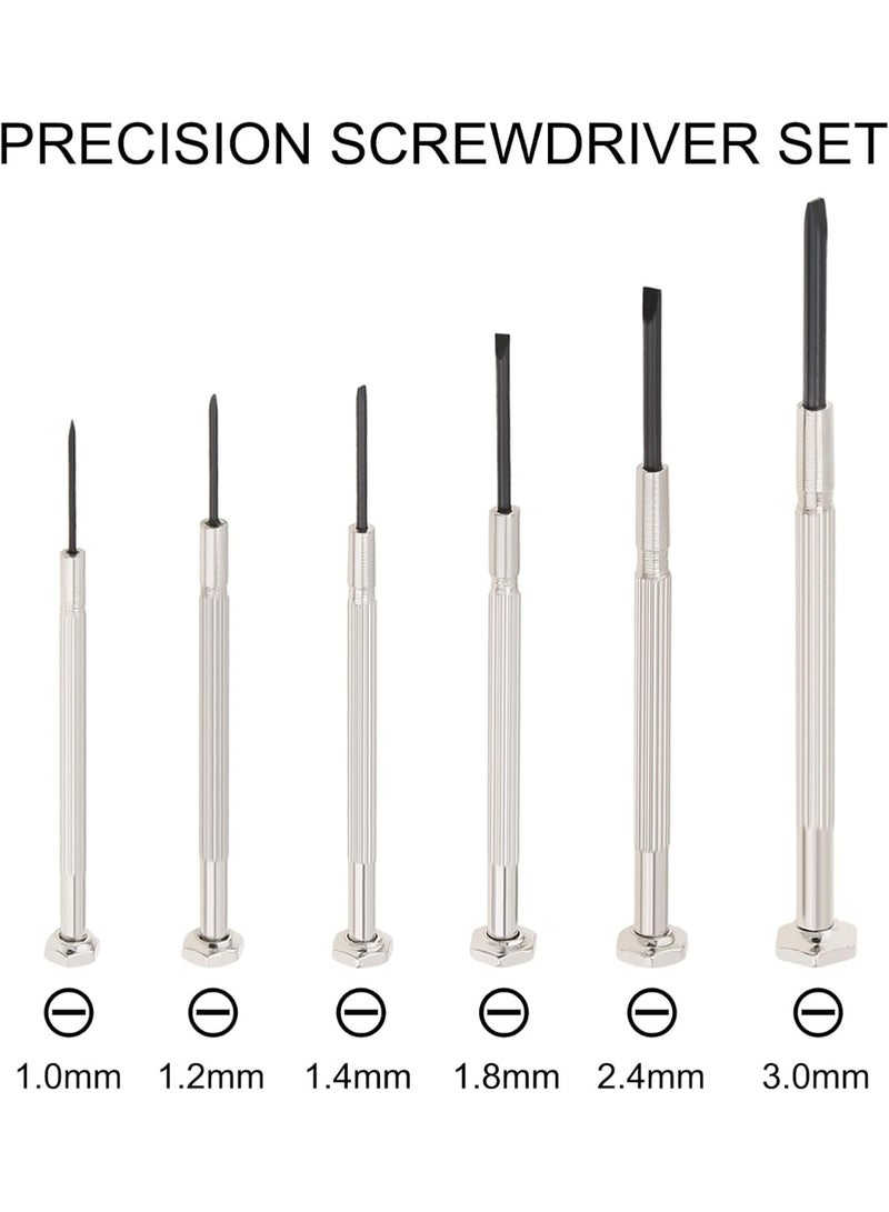 11-Piece Mini Precision Screwdriver Set, Small Flathead and Phillips Screwdriver Kit with Magnetic Pick-up Tool, Professional Repair Tool Set for Watches, Eyeglasses, Phones, Jewelry, and Electronics - Image 3